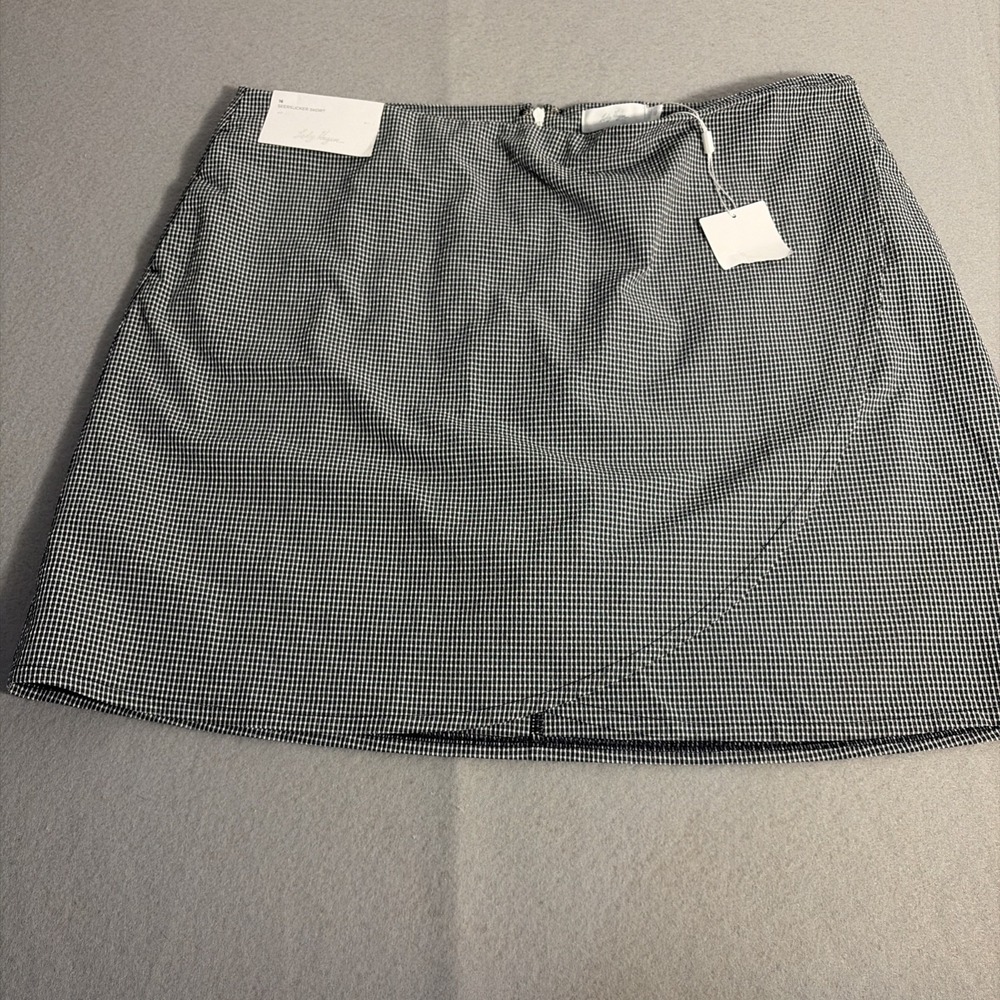 Lady Hagen Skort Women 18 NWT White Navy Blue Seer Sucker Breathable Golf